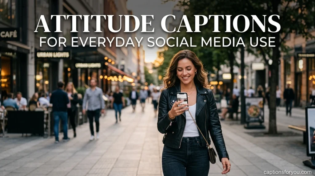 Attitude Captions for Everyday Social Media Use