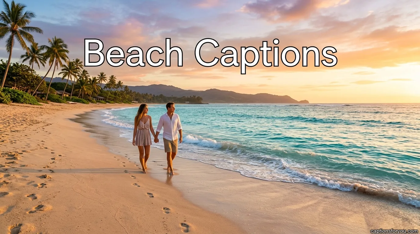 Beach Captions