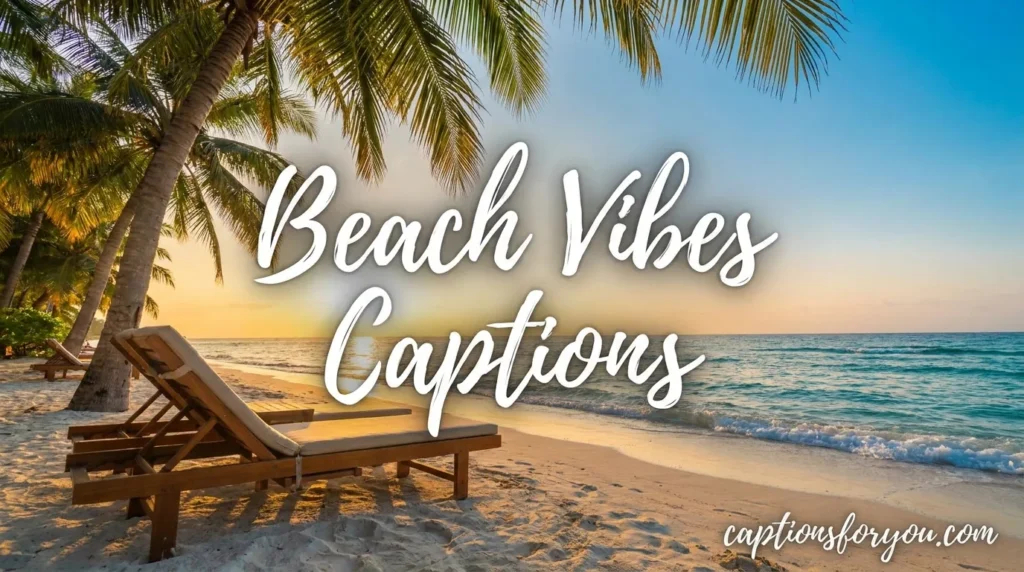 Beach Vibes Captions
