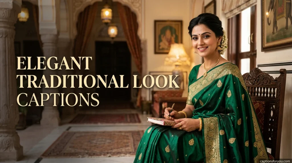 Elegant Traditional Look Captions