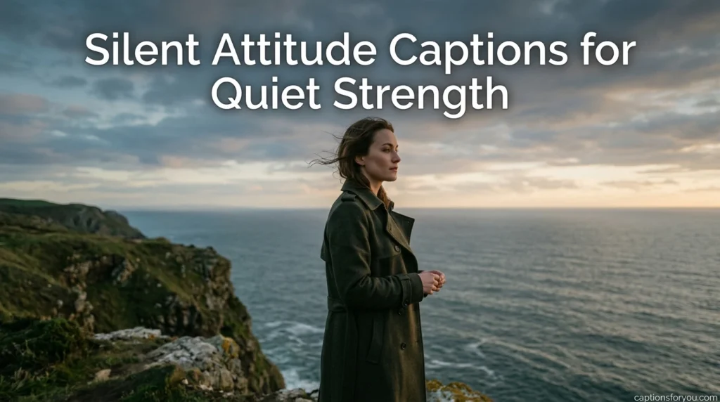 Silent Attitude Captions for Quiet Strength