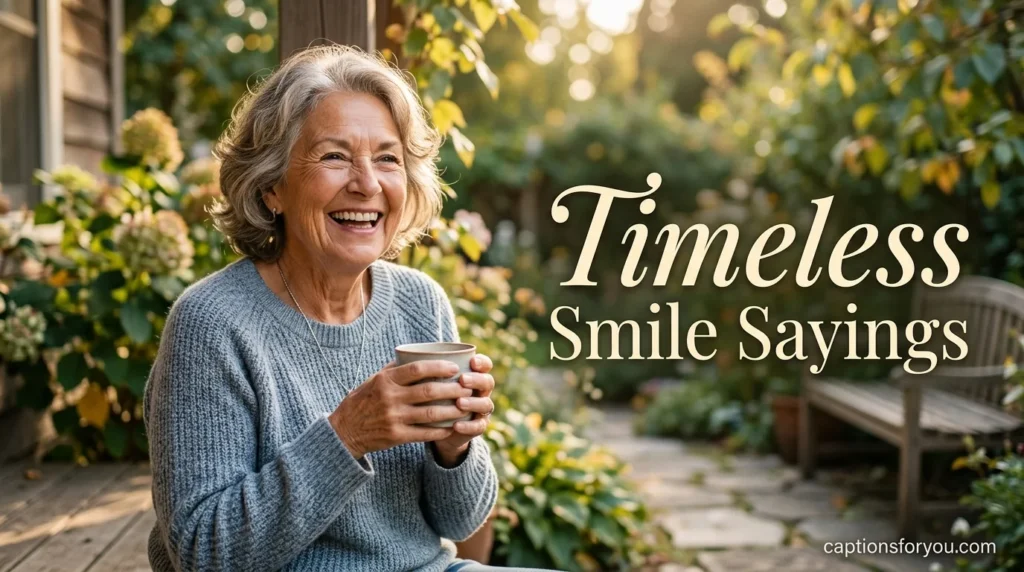 Timeless Smile Sayings