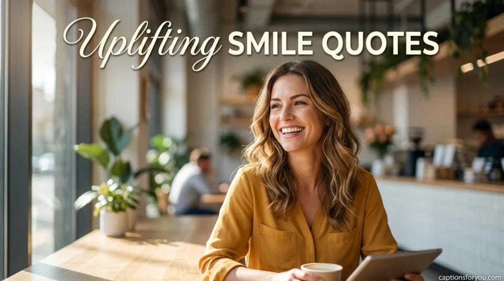 Uplifting Smile Quotes
