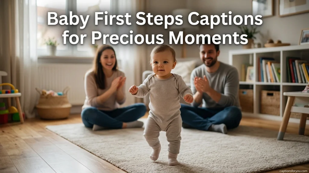 Baby First Steps Captions for Precious Moments