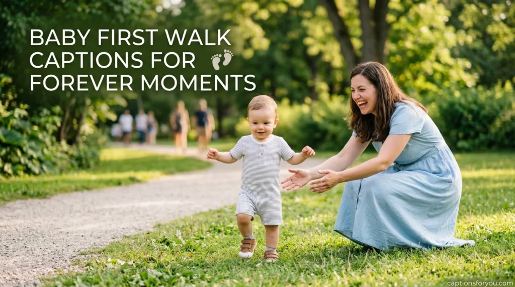 Baby First Walk Captions for Forever Moments