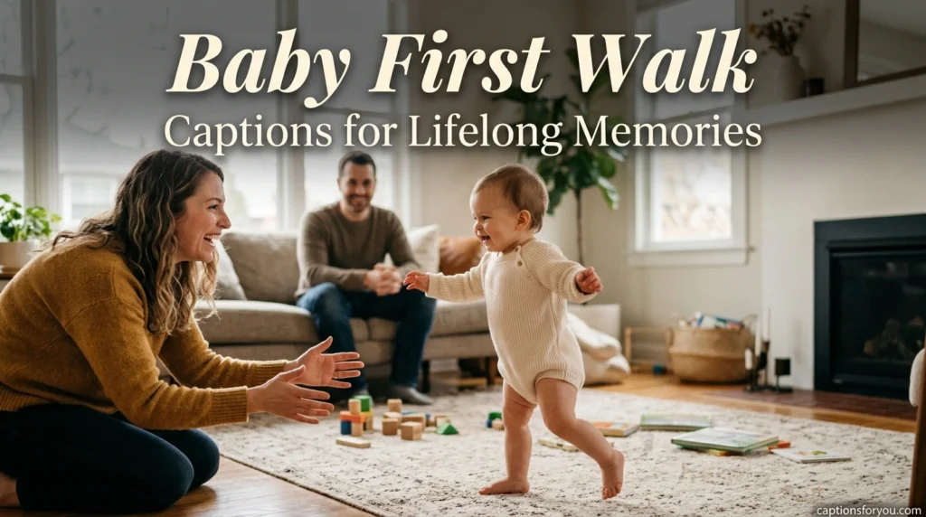 Baby First Walk Captions for Lifelong Memories
