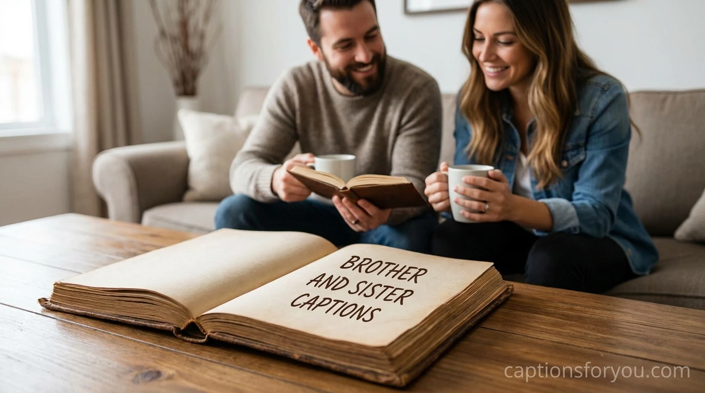 Brother and Sister Captions