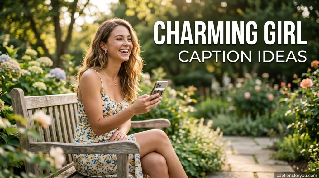 Charming Girl Caption Ideas