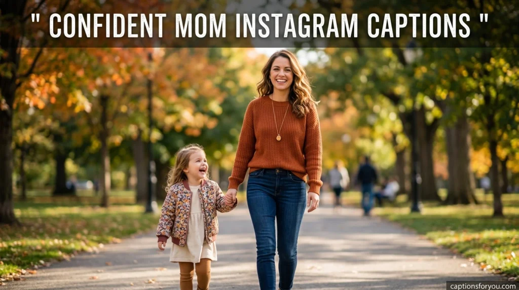 Confident Mom Instagram Captions
