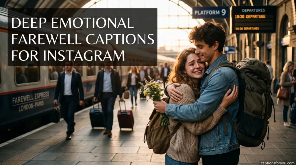 Deep Emotional Farewell Captions for Instagram