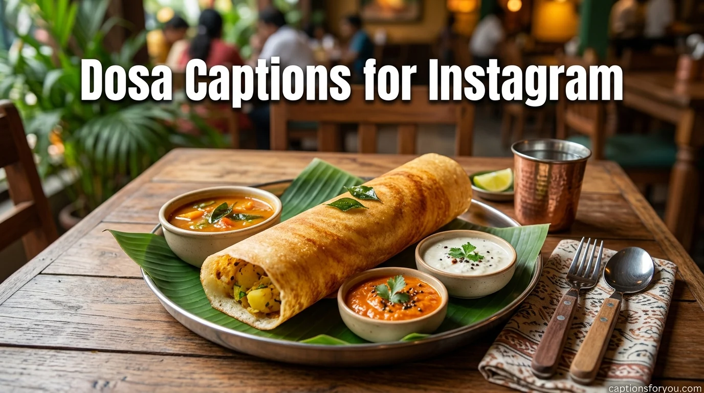Dosa Captions for Instagram