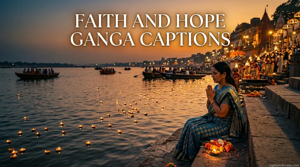 Faith and Hope Ganga Captions