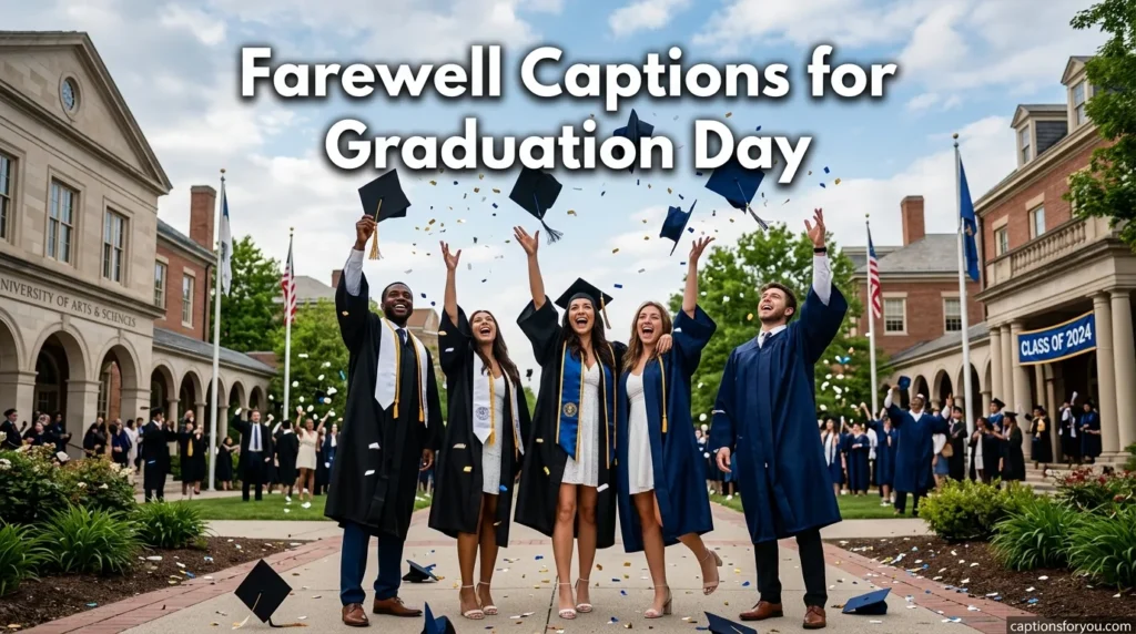 Farewell Captions for Graduation Day