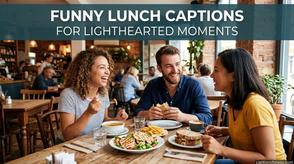 Funny Lunch Captions for Lighthearted Moments