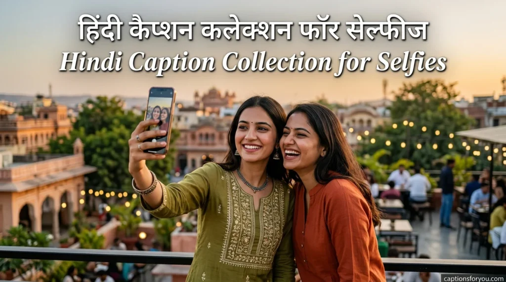Hindi Caption Collection for Selfies