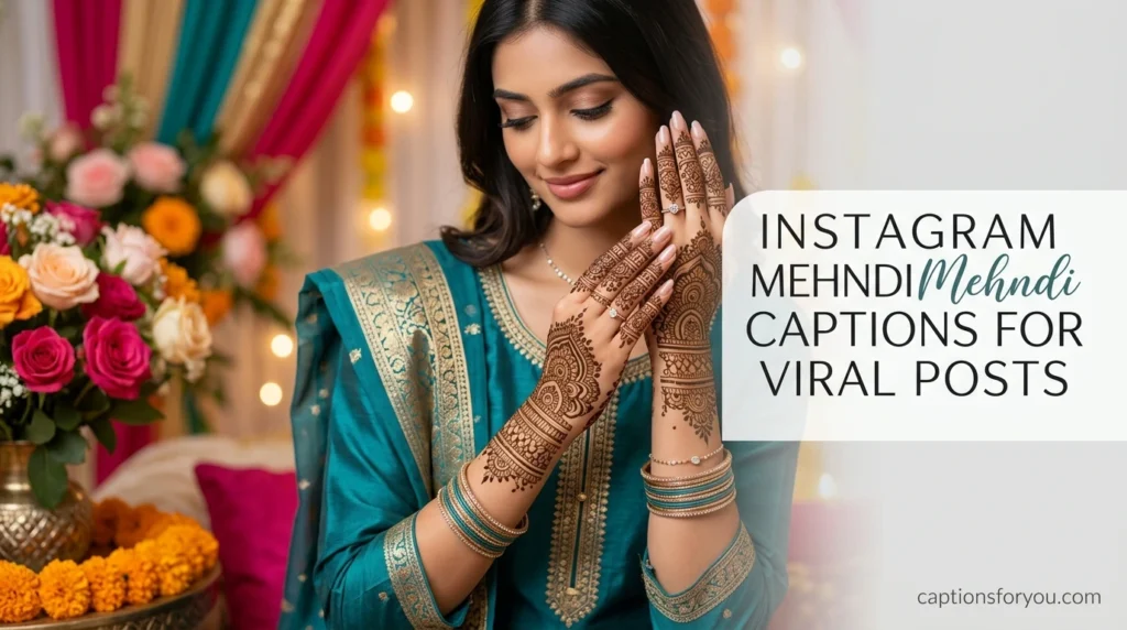 Instagram Mehndi Captions for Viral Posts