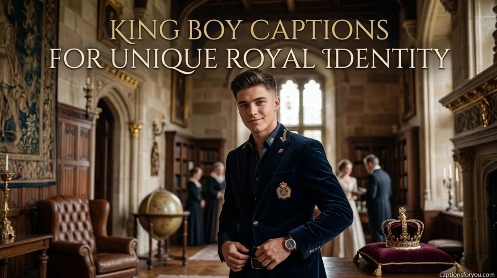 King Boy Captions for Unique Royal Identity