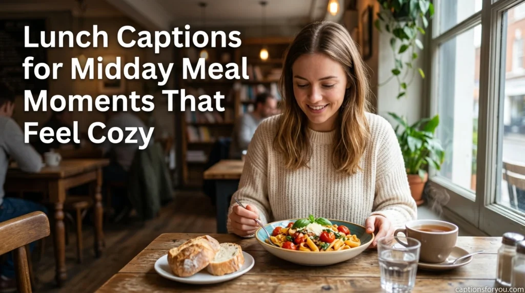 Lunch Captions for Midday Meal Moments That Feel Cozy