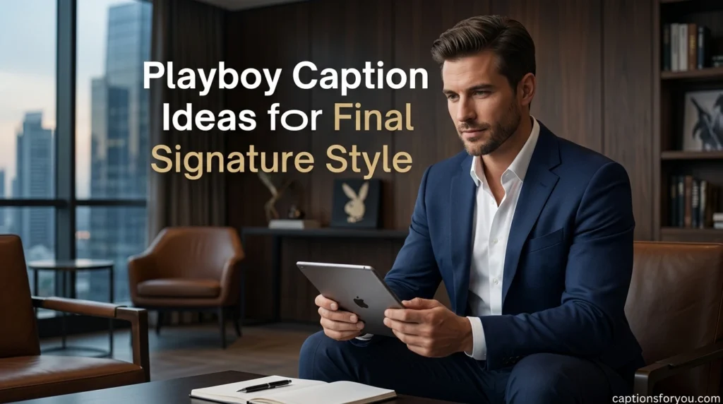 Playboy Caption Ideas for Final Signature Style