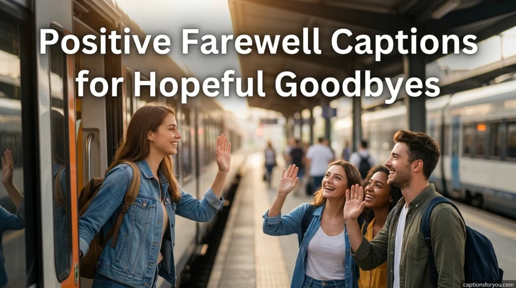 Positive Farewell Captions for Hopeful Goodbyes