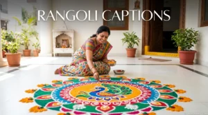 Rangoli Captions