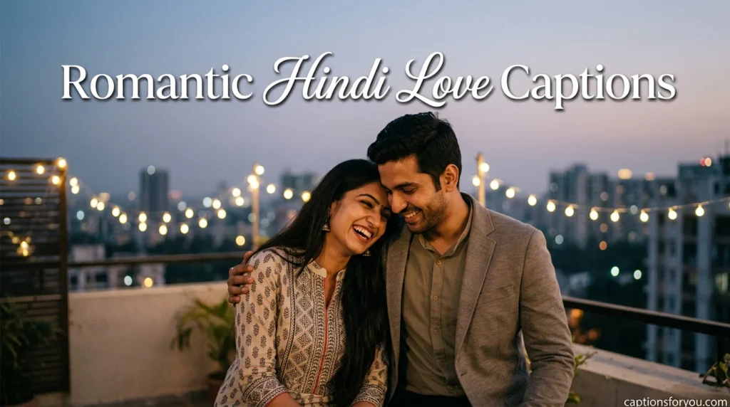 Romantic Hindi Love Captions