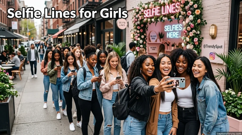 Selfie Lines for Girls