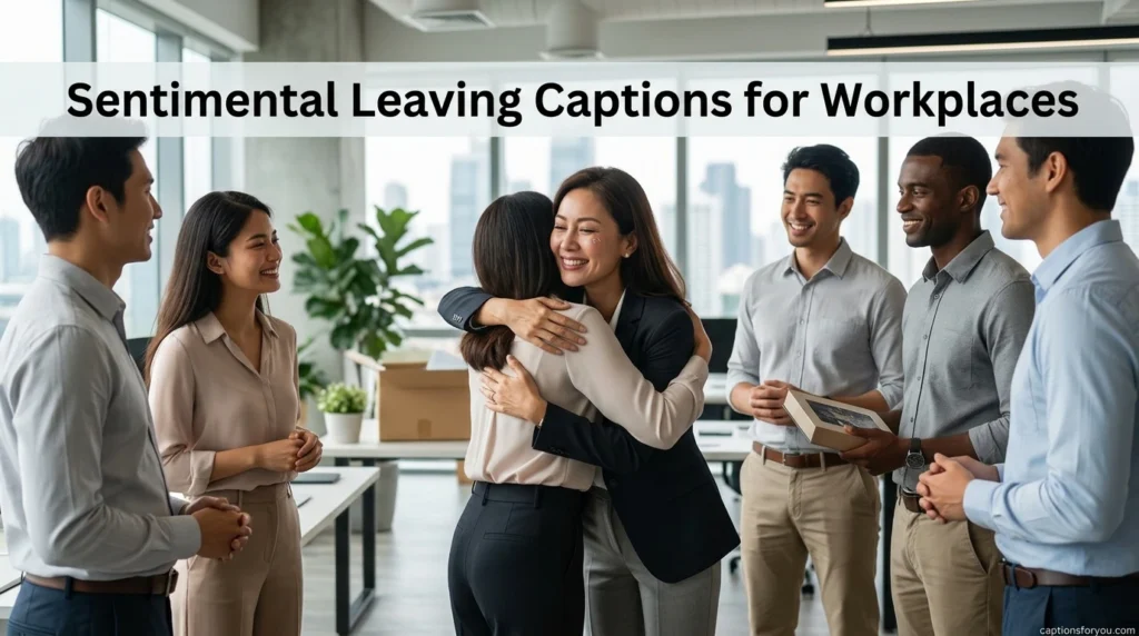 Sentimental Leaving Captions for Workplaces