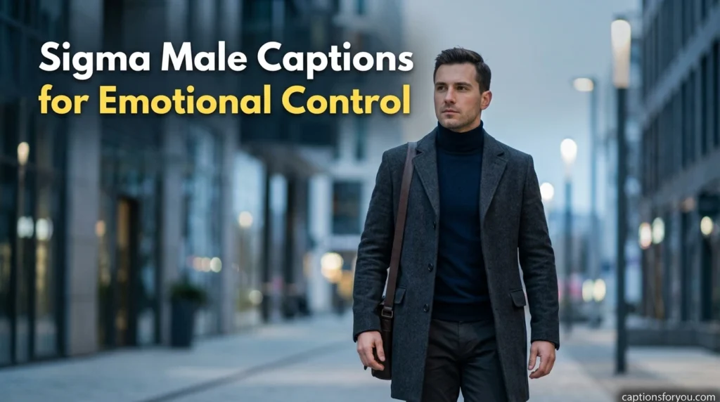 Sigma Male Captions for Emotional Control