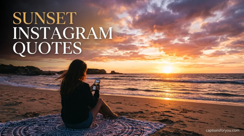 Sunset Instagram Quotes