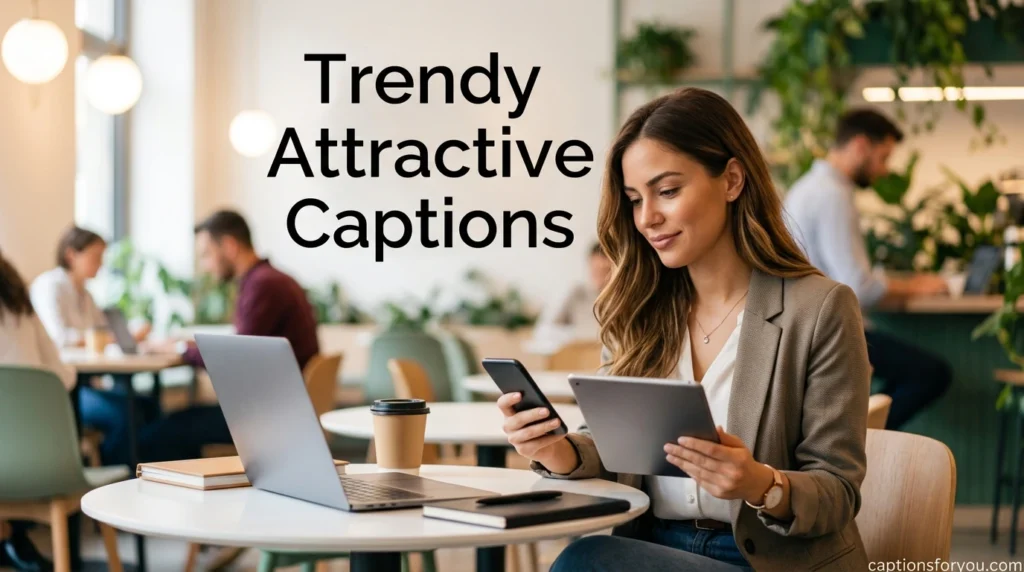 Trendy Attractive Captions