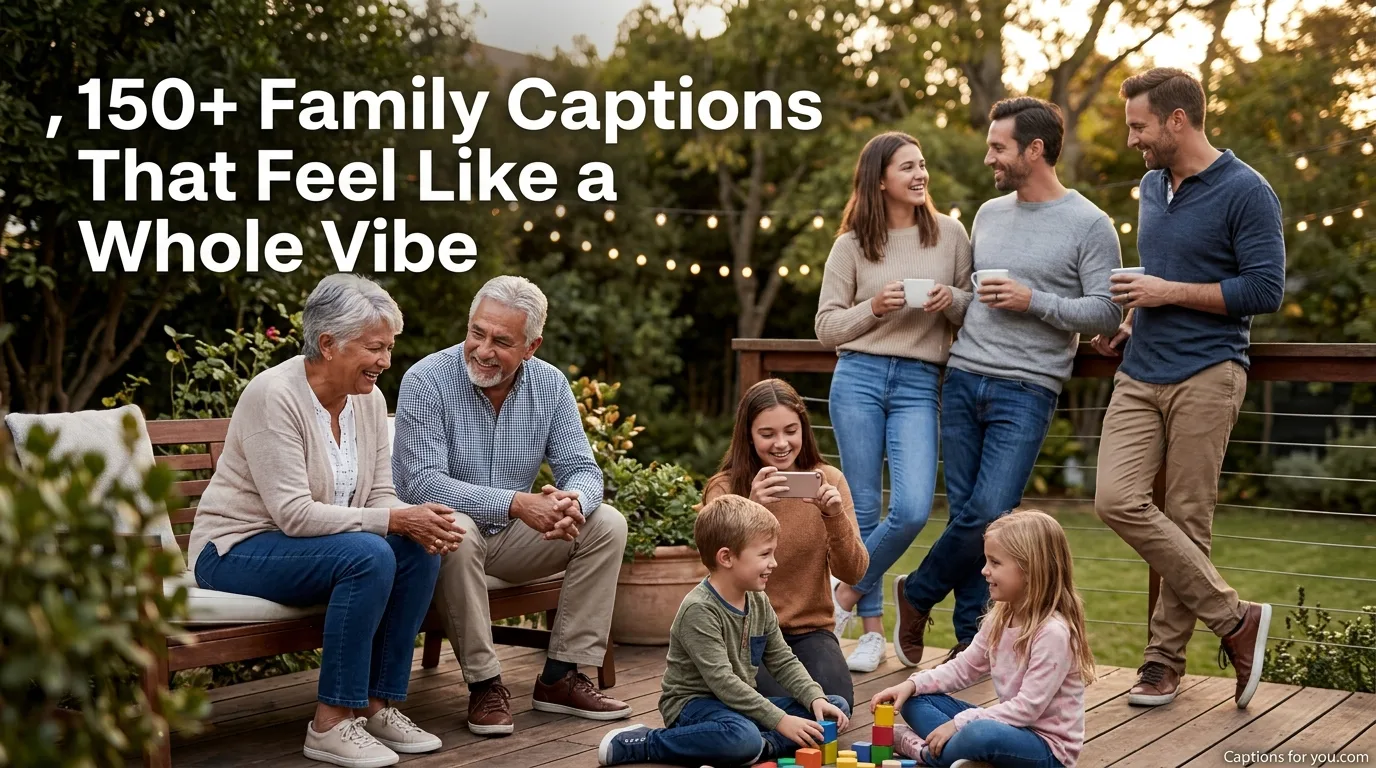 Family Captions That Feel Like a Whole Vibe