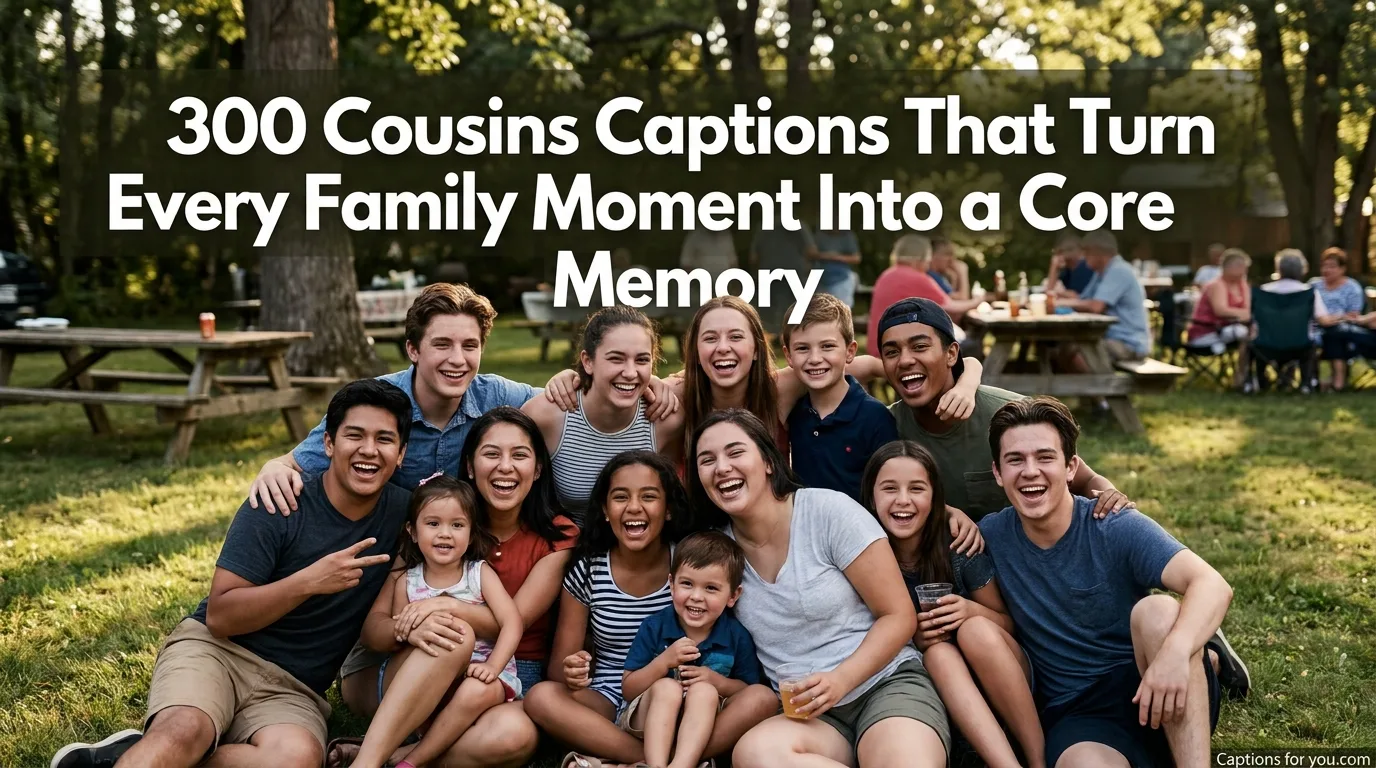 300 Cousins Captions That Turn Every Family Moment Into a Core Memory
