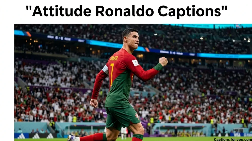 Attitude Ronaldo Captions