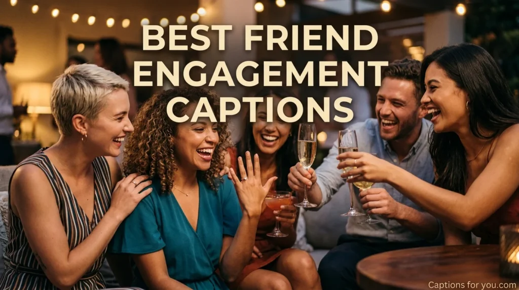 Best Friend Engagement Captions