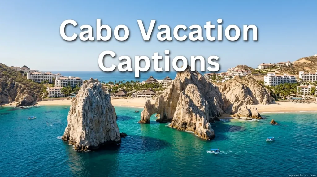 Cabo Vacation Captions