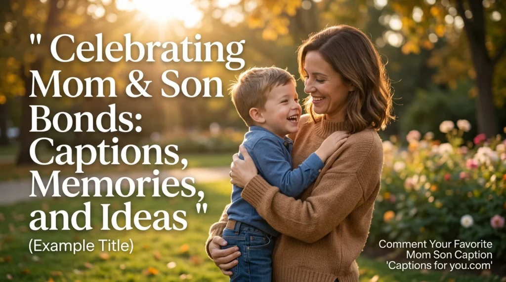 Comment Your Favorite Mom Son Caption
