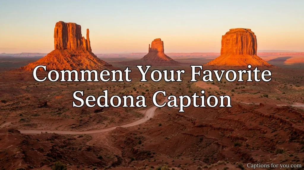 Comment Your Favorite Sedona Caption