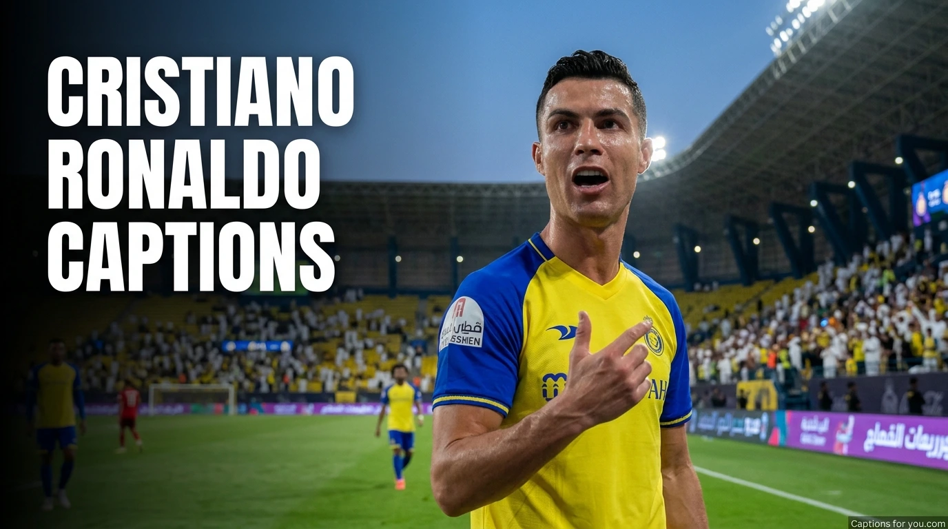 Cristiano Ronaldo Captions