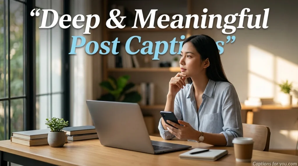 Deep & Meaningful Post Captions