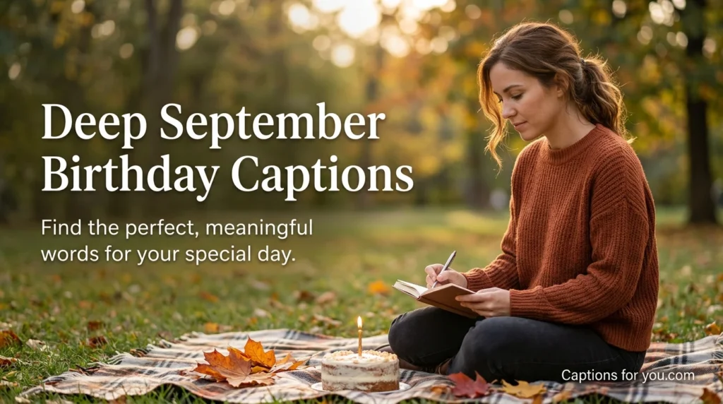 Deep September Birthday Captions