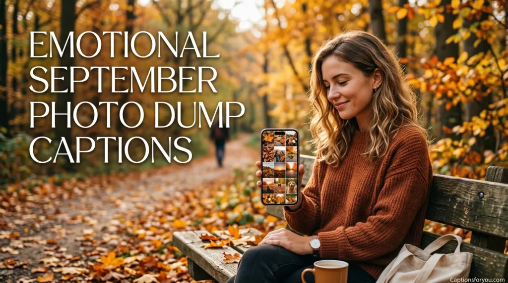 Emotional September Photo Dump Captions