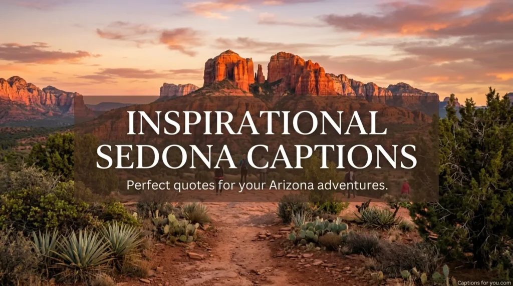 Inspirational Sedona Captions