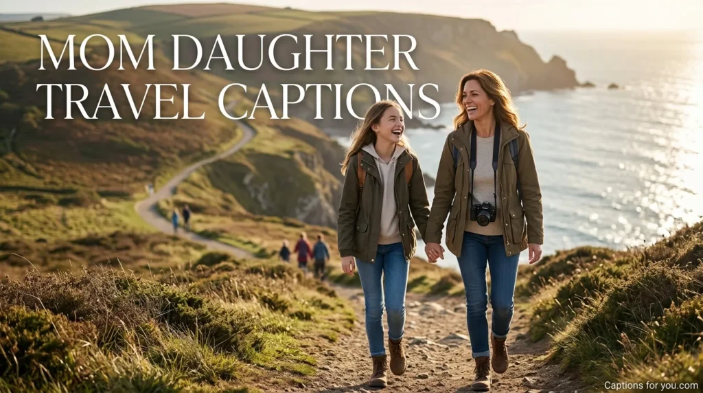Mom Daughter Travel Captions