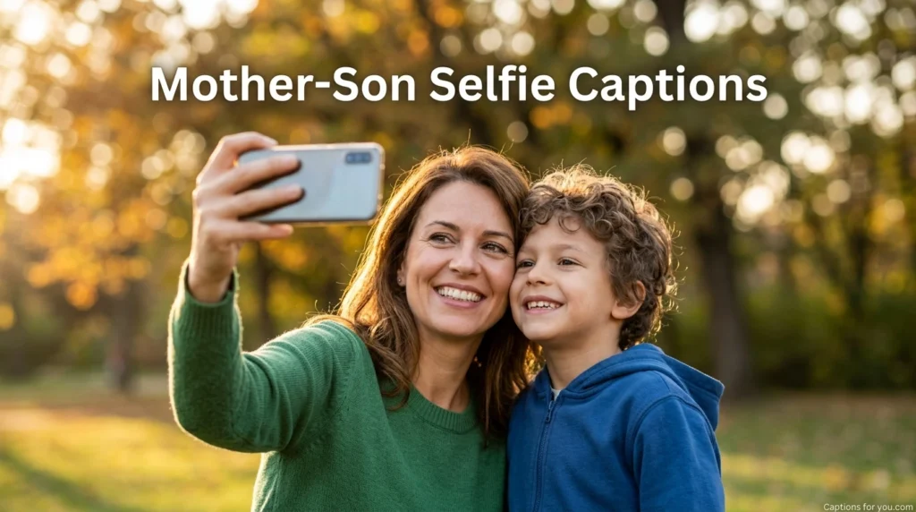 Mother-Son Selfie Captions