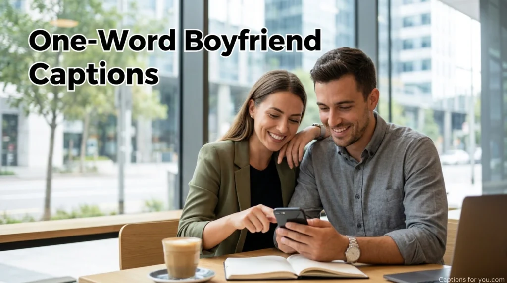 One-Word Boyfriend Captions