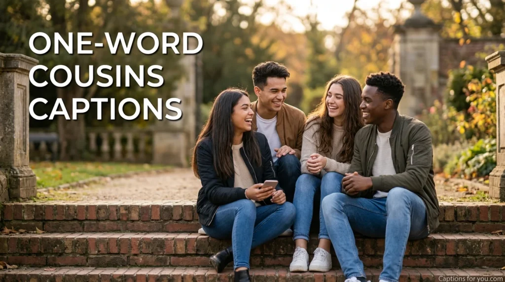 One-Word Cousins Captions