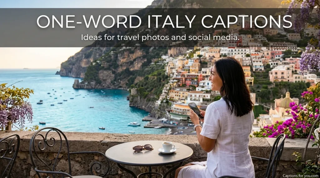 One-Word Italy Captions