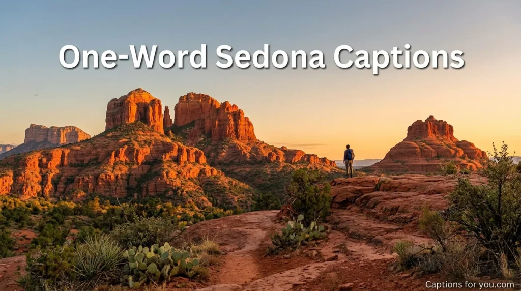 One-Word Sedona Captions
