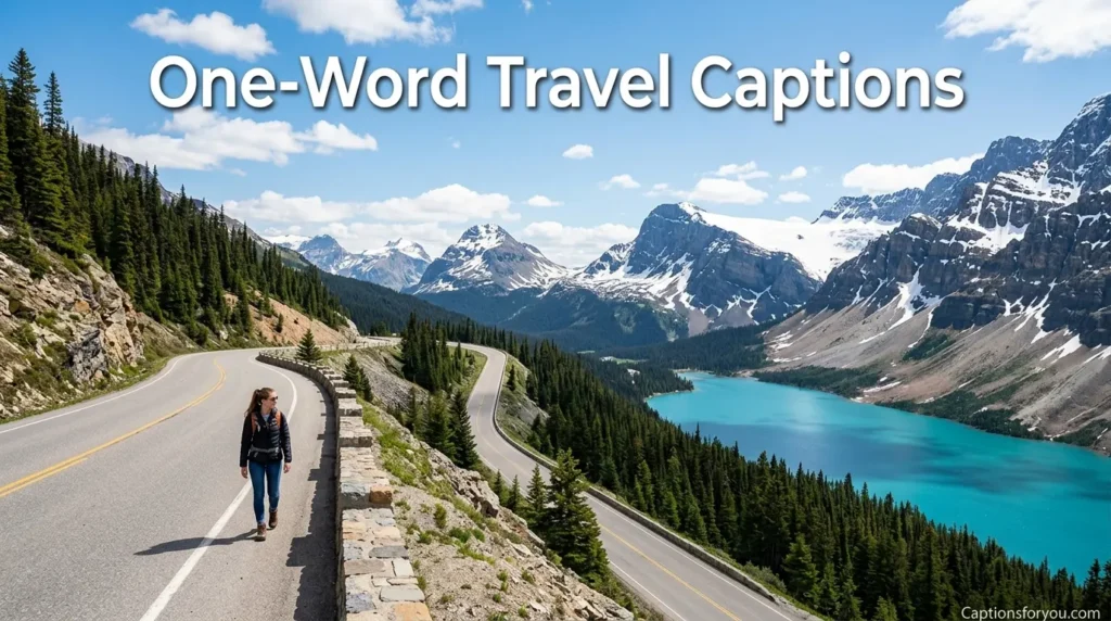 One-Word Travel Captions